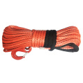 14mm x 50m Orange Synthetic Winch Line Cable Rope 45000+ LBs with Sheath (ATV UTV 4X4 4WD OFFROAD)