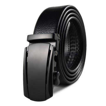 2019 leather Quality Automatic Buckle black Belts Cummerbunds cinturon hombre Men Belt Male Genuine Leather Strap Belts For Men
