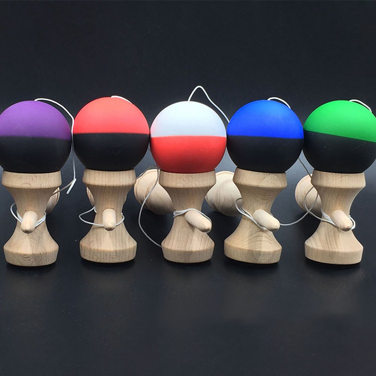 Free shipping Woodedn toy KENDAMA Ball Strings Professional Japan Japanese Toy Ball KENDAMA Leisure outdoor Sports play game