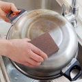 1pcs New Kitchen Cleaning Sponge Brush Household Brown Derusting Cleaning Brush Multifunctional Decontamination Sponge Brush