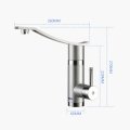 Home 3000W Instant Electric Faucet Hot Water Electric Water Heaters Under Inflow/Side Water Without Leakage Protection