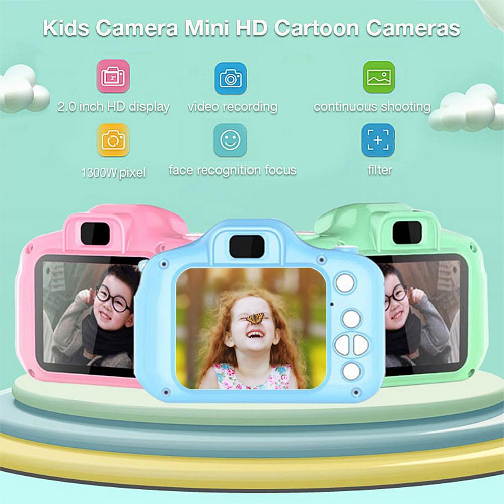 Newest Upgraded Kids Camera Toys 2.0 Inch Color Display 13 Million Pixels Digital HD 1080P Video Camera Gift Toys For Children