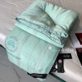 Natural 100% silk Quilt Summer jacquard Duvets Thickening Winter Comforters 100% Cotton Cover King Queen Twin Full Size