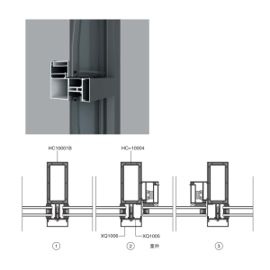 Aluminum alloy broken bridge curtain walls