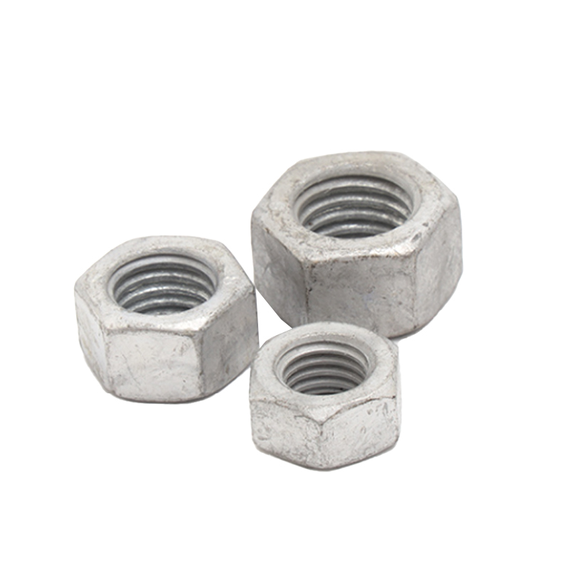 Hot-dip galvanized nut