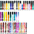 MANWEI 24inch Crochet Braids Box Braids 100g/pc Ombre Jumbo Braids Synthetic Braiding Hair Extensions