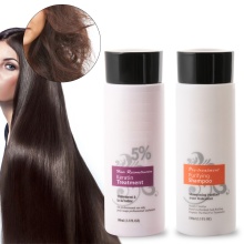 5% Brazil Keratin Treatment Shampoo Hair Care Set Straightening Damage Repair