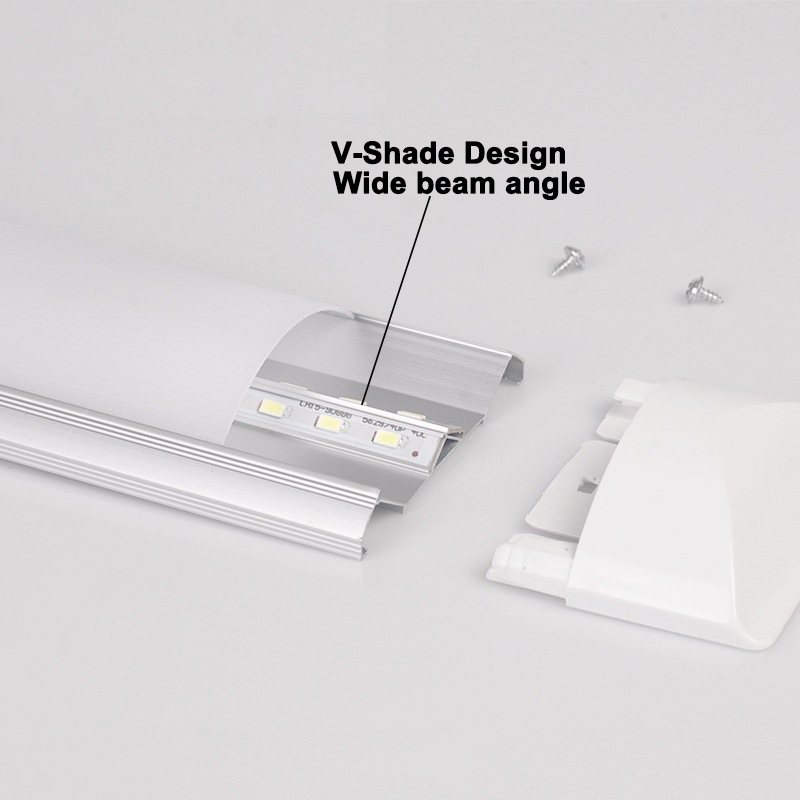 Led Linear light Clean Purification Tube Light 2ft/18W 600mm 60cm Led Tube Lamp Flat Batten Light Linear Lamp