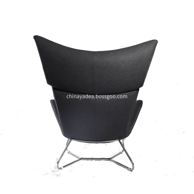Wingback lounge chair
