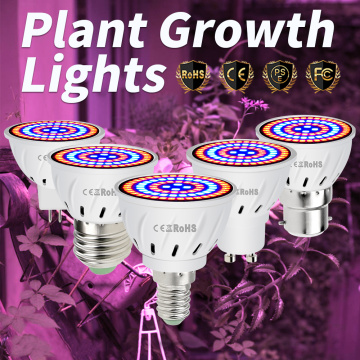 LED E27 Full Spectrum LED Plant Growth Lamp GU10 Grow Light 220V E14 Phyto Lamp MR16 Red Blue Led For Plants gu5.3 Led Fitolampy