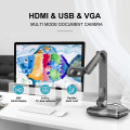 JOYUSING V508 VGA/HDMI/USB Three Mode 8MP Document Camera for Teachers, Live Demo, Web Conferencing, Distance Learning