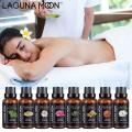 Lagunamoon Pure Essential Oils 30ML 1OZ Rose Tea Tree Massage Humidifier Peppermint Frankincense Lavender Jasmine Oil Essential