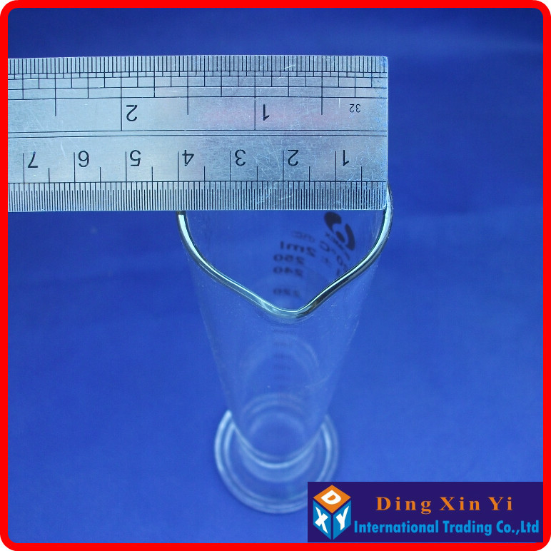 250ml glass graduated cylinder, measuring cylinder measuring graduates glass graduate