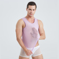 Sexy Men Undershirts Fishnet Mesh Transparent Tank Top Sleeveless Fitness Shirts Singlet Vest Gay T-shirt Underwear Ondershirt