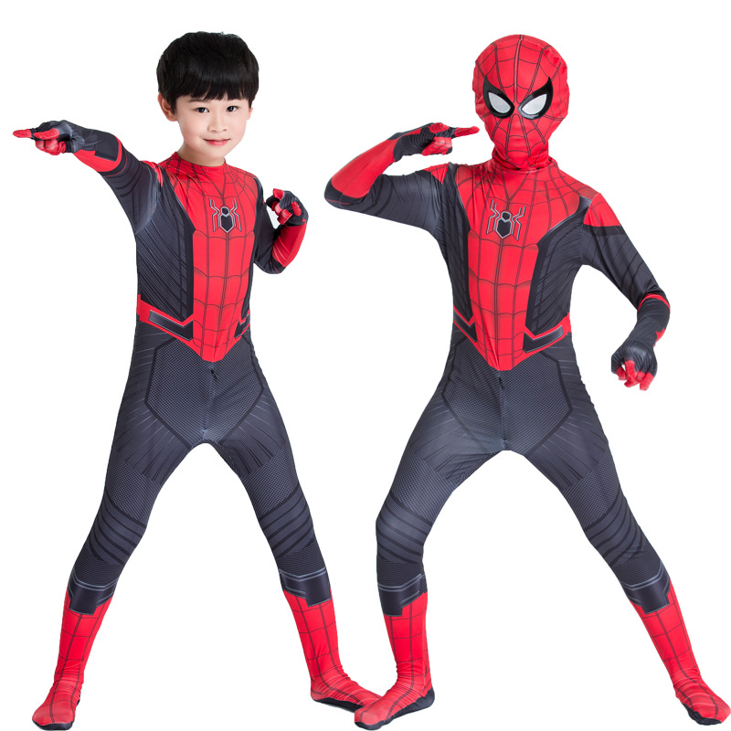 Cosplay Costume Iron Superhero Bodysuit Suit for Child Kids Boys Party Carnival Halloween Cosplay Costumes