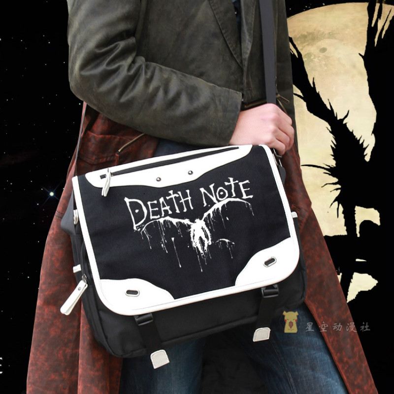 Death Note Cosplay Crossbody Messenger Bags Student School Shoulder Travel Rucksack Gift Outdoor Fashion