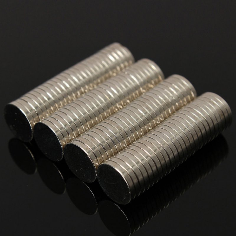 50 Pcs/lot Dia 8mm X 1mm Small Thin Neodymium Magnet Magnets N52 Fridge Strong Fridge Magnetic Materials Home Decorations