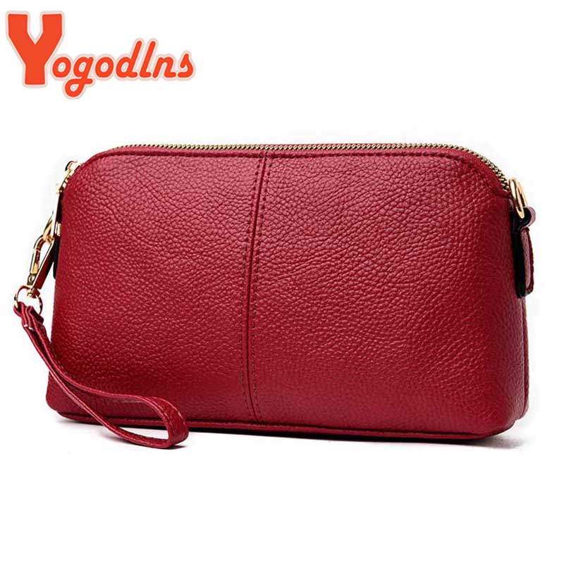 Yogodlns Vintage PU Leather Crossbody Bag Litchi Pattern Shoulder Bag Simple Sloid Color Messenegr Bag Leisure Shopping Handbag