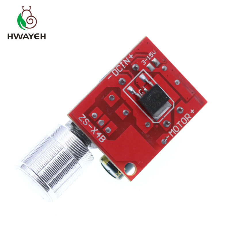 Mini 5A PWM Max 90W DC Motor Speed Controller Module DC-DC 3V 35V Speed Control Adjustable Potentiometer Switch Board LED Dimmer