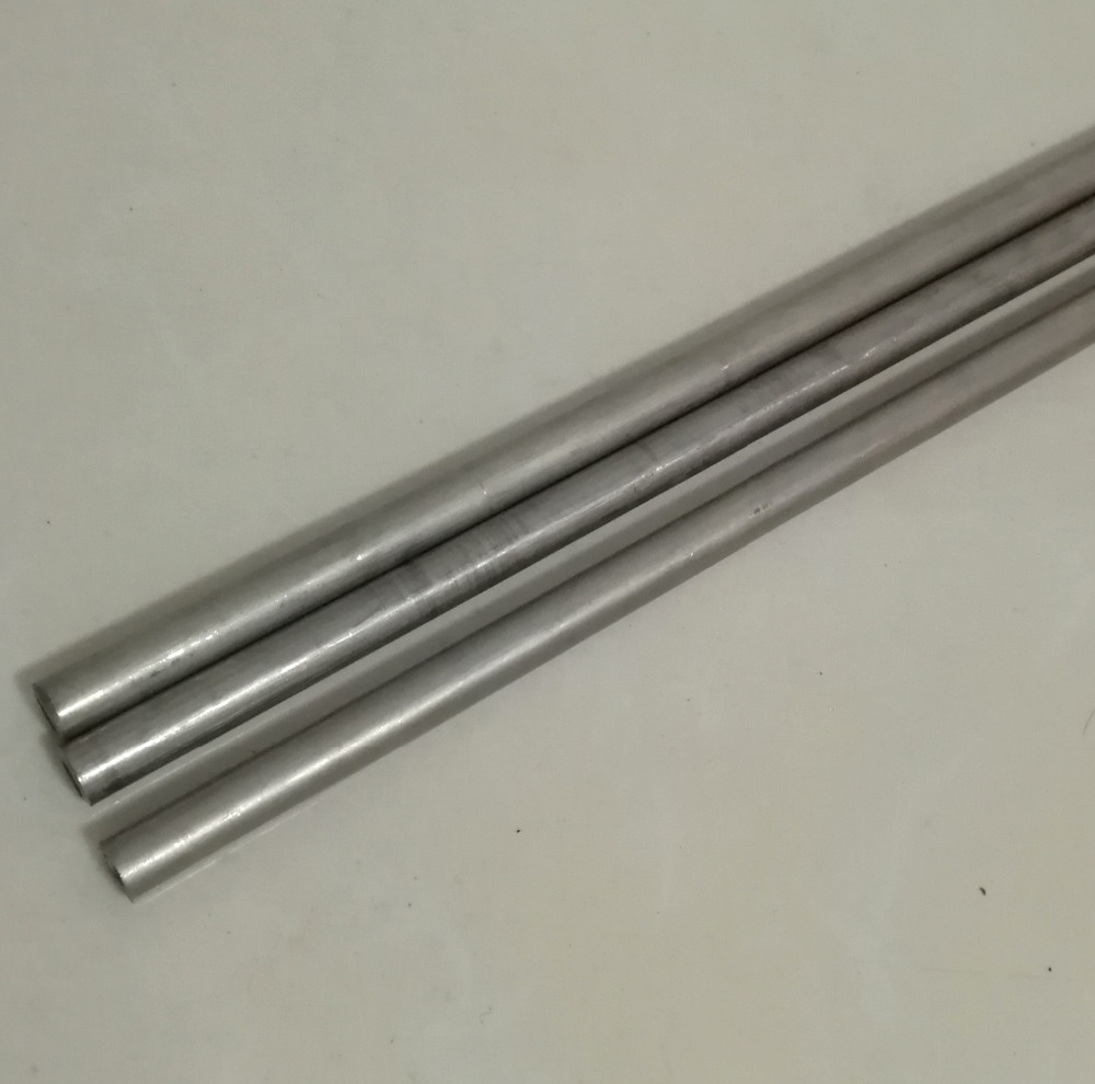 8MMX0.5MM(OD*WT), Titanium Pipe Industry DIY GR2 Small Ti Tube, about 320 mm/pc 3pcs/lot