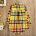 Toddlers Newborn Boys Girl Kids Plaid Coat 1-7Y Top Long Sleeve Long Sleeve Casual Outwear Clothes Set