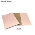 2pcs FR4 PCB 7x10cm 7*10 Single Side Copper Clad plate DIY PCB Kit Laminate Circuit Board
