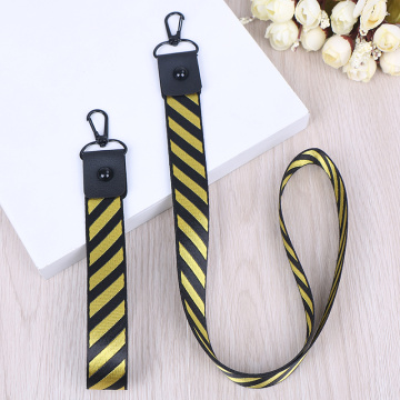 ID Card Phone Straps for iPhone Hang Rope Stripe Pattern Fashion US Japan Street Brand Stripe Lanyard Wrist Neck Strap for keys