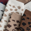 Spotted Leopard Print Women Socks Cotton Terry Tube Thickened Warm Socks Cotton Korean Japanese Style Eur35-40 238