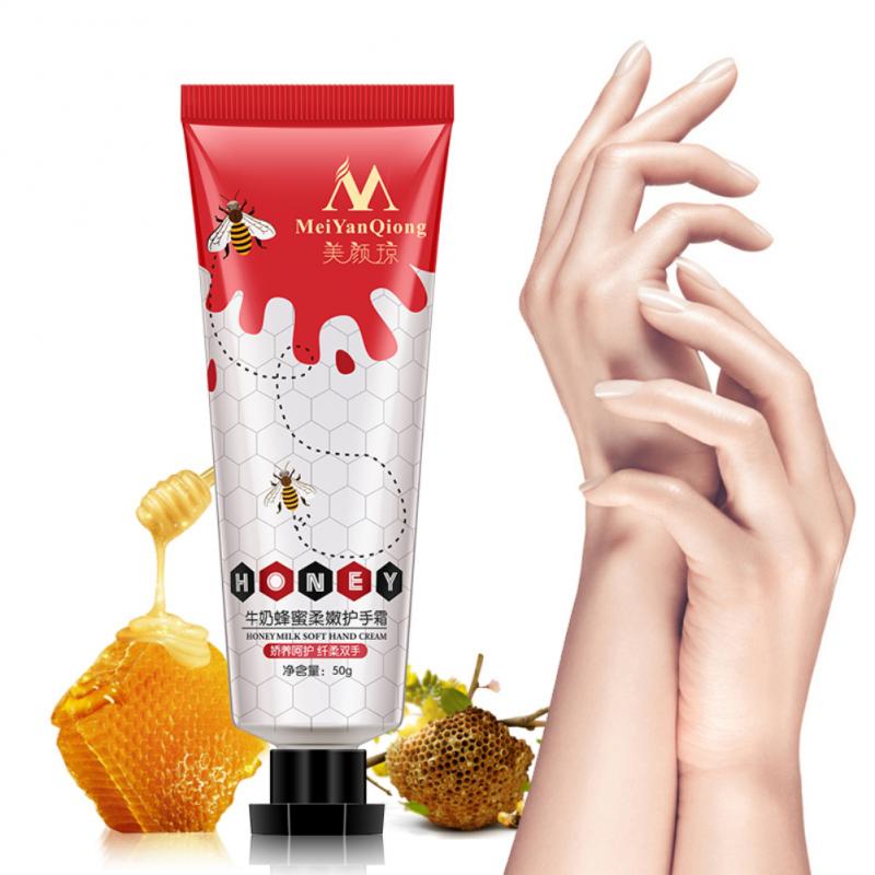 Honey Milk Soft Hand Cream Lotions Serum Repair Nourishing Hand Care Anti Chapping Anti Aging Moisturizing Whitening Cream TSLM1