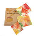 Zero Waste Beeswax Wrap Eco-Friendly Sustainable Organic Reusable Fresh-Keeping Food Wraps Foods Packaging for Sandwich