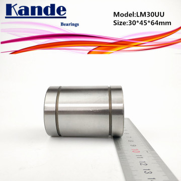 Kande Bearings LM30UU 2pcs LM30UU Linear Bearing 30x45x64mm LM30 UU Linear Bearing LM30