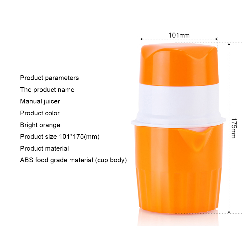 Portable Manual Citrus Juicer For Lemon Orange Fruit Squeezer Healthy Life Potable Juicer Machine 300ML Orange Juice Cup