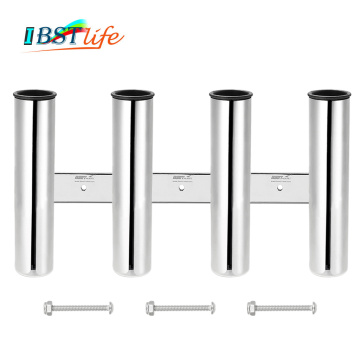 4 Tubes Link stainless steel 316 fishing rod holder fishing rod rack socket for marine fishing box kayak boat yacht