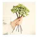 Artificial green Berry branch small bacca fruit berries foam fake flowers home decoration accessories plante artificielle