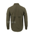 Men's Detachable Long Sleeve Quick Dry Shirt Military Tactical Outdoor Hiking Breathable Anti UV Removable Lapel Cardigan Tops