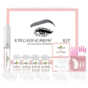 EyeLash Curl Kit Eyelash Lengthening Cilia Lift Extension Perming Set Lotion Keratin Long Lasting Thick Eyebrow Perm Brush TSLM1