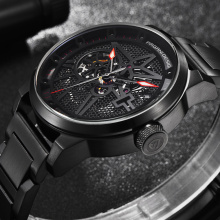 PAGANI DESIGN Fashion Stainless Steel Men Watch Skeleton Automatic Self-Wind Mechanical Wristwatches Business Clock dropshipping