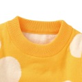 New Newborn Baby Boys Girls Sweater Coats Dot Print Cotton Knit Solid Boys Girls Infant Outwear