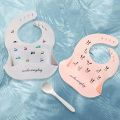 Newborn Baby Bibs Cartoon Print Letter Kids Baby Girl Boy Feeding Stuff Adjustable Waterproof Baby Bib Saliva Towel