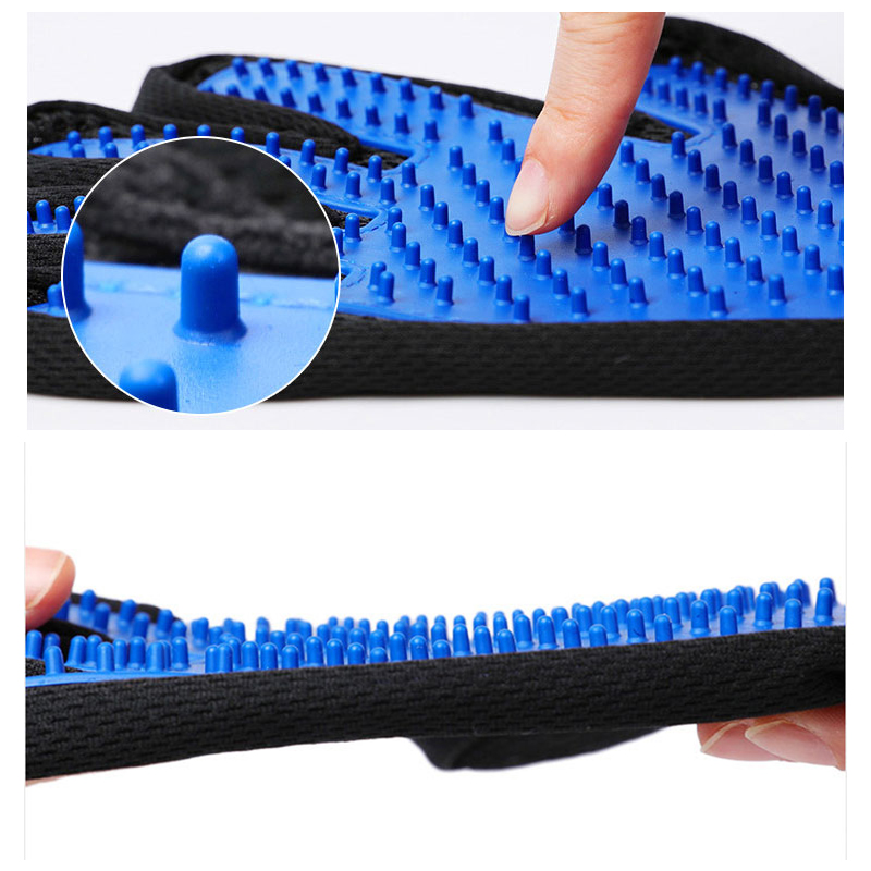 New Style Silicone Pet Grooming Cleaning Glove Deshedding left/Right Handed Dog Cat Hair Removal Brush Humanized Palm Design