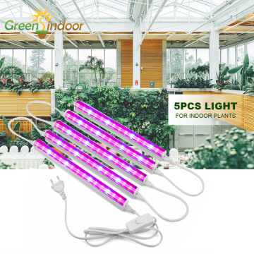 5pcs Indoor LED Grow Light T5 Full Spectrum Phyto Lamp For Plants Growing Flowers Flowering Succulents Seedlings Seed Growth Led