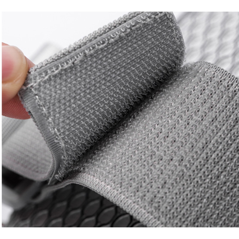 Nylon Breathable Mesh Double Zipper Arm Bag Sport Running Mobile Phone Holder Case on Hand Armband Gym Arm Band Phone Bag Pouch
