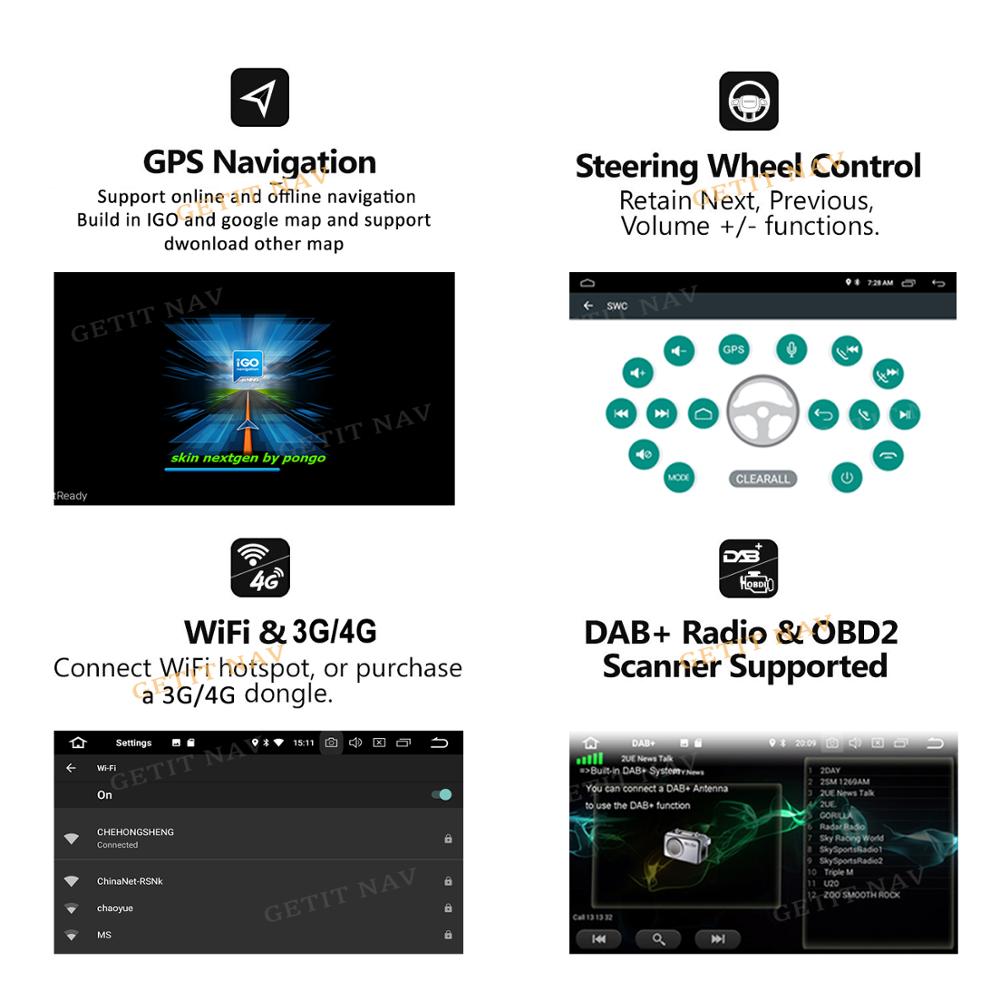 Car Multimedia player Android 10 GPS Autoradio For Mercedes Benz S Class W215 W220 S320 S400 S420 S430 S280 S350 FM DSP DVR