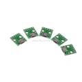 5Pcs Micro Female USB To DIP Adapter Converter For 2.54mm PCB Board Power New Dropship