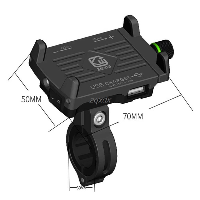 NEW Motorcycle Phone Holder With USB Charger Mobile Phone Holder for Electric Car Motorbike Mountain Bike Holder Z07 Drop ship