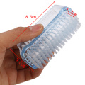 1PC New Plastic Nail Cleaning Scrubbing Brush Double Sided Hand Nail Brush Cleaner Manicure Tool Useful