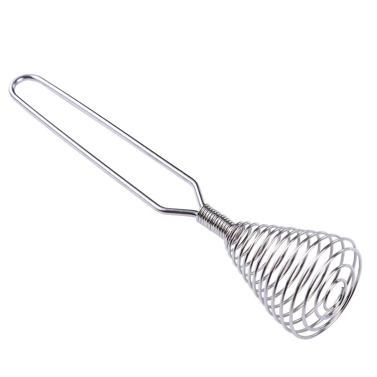 2Pcs Stainless Steel Spring Coil Egg Whisk Wire Whip Cream Egg Beater Gravy Hand Mixer Kitchen Egg Tools Household Manual Whisk