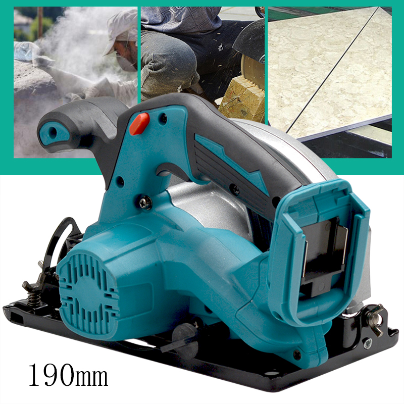 Brushless Electric Circular Saw 190mm Power Tools Dust Passage 4500RPM Multifunction Cutting Machine For Makita 18V Battery