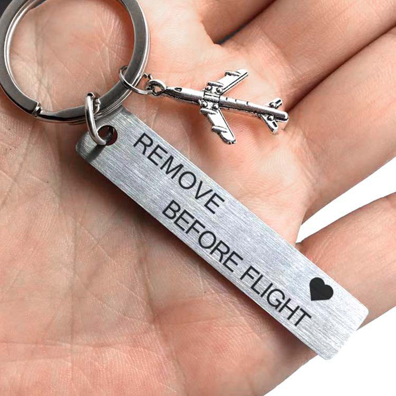 CLELO Luggage Tag engraved Rmove before Flight Metal bagage tags for Flight Crew Pilot Aviation Lover Travel Accessories