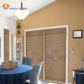 E-WAY CASA Bamboo Blinds Semi-sheer Rolling Up Roman Style Bamboo Shades Natural Made Shutter With Valance No.BB_XPS